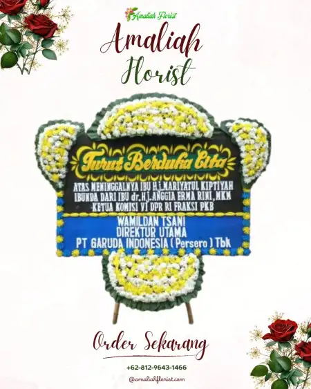 Papan Bunga Duka Benda Baru